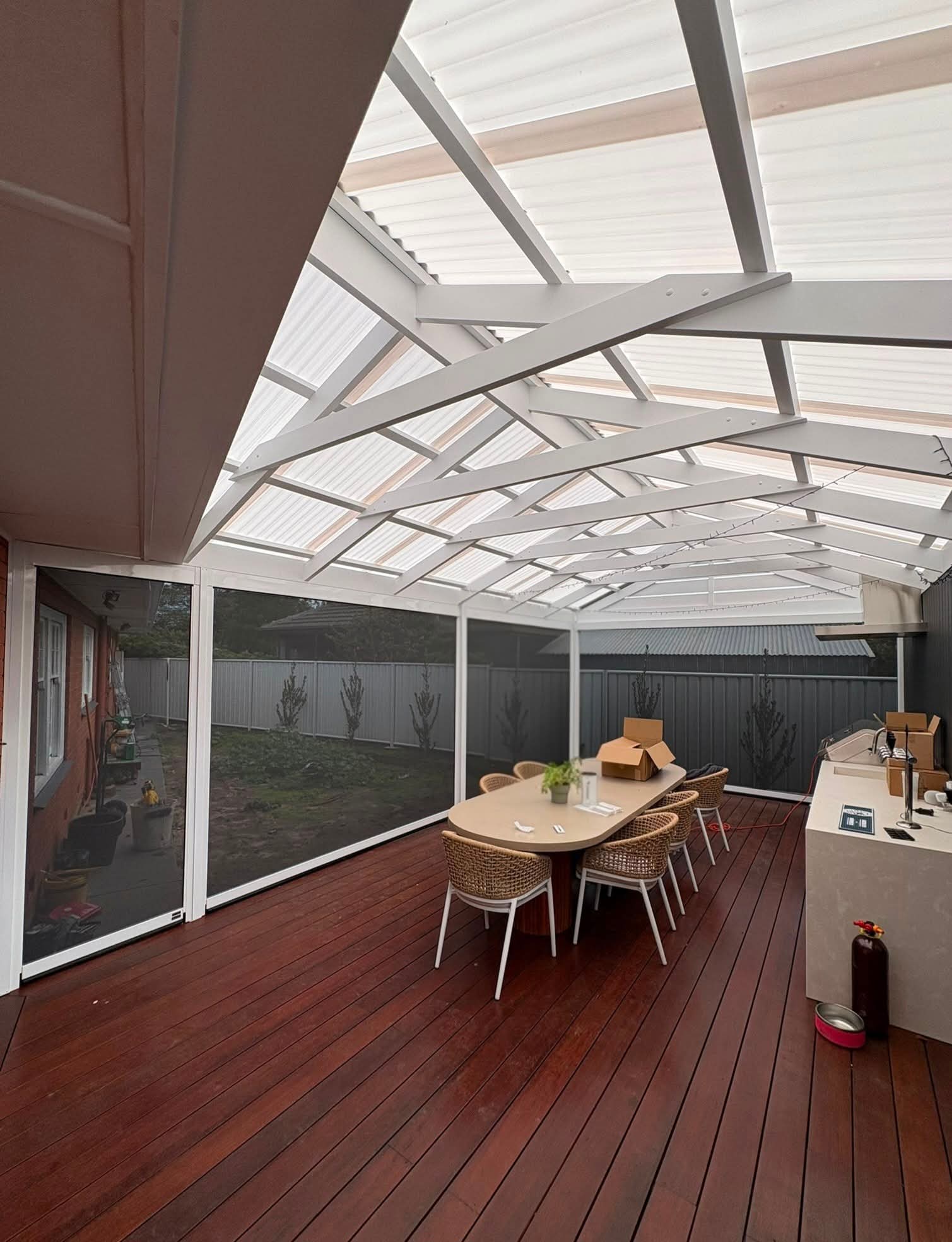 Deck after staining Adelaide